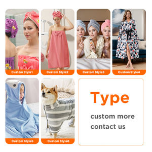 Toalla de playa con capucha para adultos y niños, absorbente, de microfibra, a rayas, para natación, surf, playa, poncho de viaje, bata de cambio. - Product Image 2