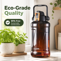Bouteille d'hydratation Longstar OEM 2L, sans BPA, anti-fuite, écologique, avec bouchon à boire directement et corde, pour une utilisation alimentaire exigeante