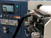 Machine électrique de stratification de revêtement d'intervalle pour la bande/étiquette de papier de textiles avec l'emballage de film plastique