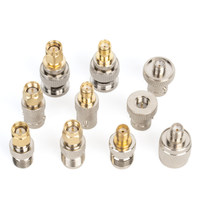 Adaptador BNC a SMA RF, Conector Coaxial Macho Hembra Recto de Latón, Convertidor para WiFi, Radioaficionados, CCTV, Equipos de Prueba y Sistemas