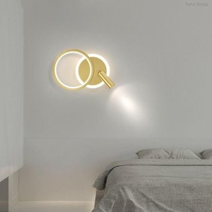 Lámpara de Pared LED Nórdica Moderna con Construcción de Aluminio y Base E26 para Sala de Estar y Pasillo de Escalera - Product Image 6