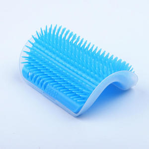 Cepillo de belleza para gatos con esquina para rascado, cepillo de aseo para gatos con bolsa de hierba gatera, cepillo de masaje y aseo para gatos para esquina de pared - Product Image 4