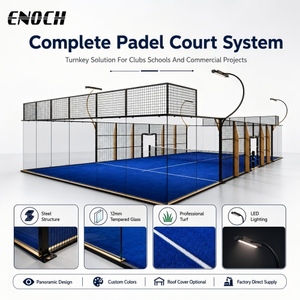 อุปกรณ์สนามเทนนิสกลางแจ้งแบบปิดกระจกพร้อมระบบตาข่ายสำหรับฝึกซ้อมในสวนหรือสถานที่จัดกีฬา - Product Image 2