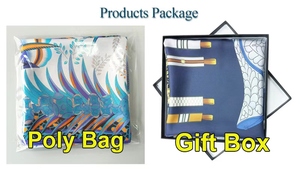 Tessuto di seta con stampa naturale italiana di colore <span class=keywords><strong>blu</strong></span> di moda di alta qualità 100% pura seta con <span class=keywords><strong>sciarpa</strong></span> <span class=keywords><strong>elegante</strong></span> personalizzata per le donne - Product Image 5