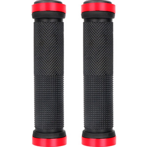 Poignées de guidon de vélo Ytbt, 22.2mm, en alliage d'aluminium, antidérapantes, en caoutchouc, avec embouts, pour vélos de montagne - Product Image 3