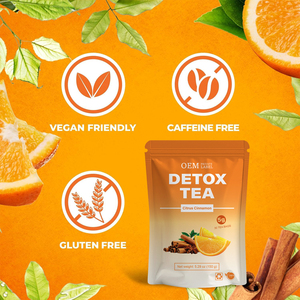 Té Desintoxicante de Canela y Cítricos OEM para Apoyo de Belleza, Mejora del Edema y la Obesidad, 150g - Product Image 3