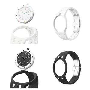 Kit de Modificación de Correa de <span class=keywords><strong>Reloj</strong></span> de Lujo, Totalmente en Cerámica, Biomaterial, Estilo Bolsillo, para Relojes <span class=keywords><strong>Swatch</strong></span> y AP Royal POP - Product Image 5