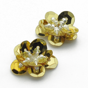 Parche <span class=keywords><strong>de</strong></span> diseño 3D con bordado <span class=keywords><strong>de</strong></span> flores azules pequeñas con cuentas, accesorios para prendas <span class=keywords><strong>de</strong></span> vestir, apliques bordados, parches con cuentas - Product Image 6
