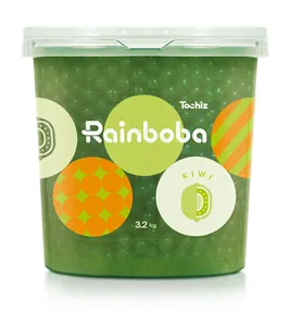 Top Verkoop Taiwan Merk Konjac Kiwi Smaak Bubble Thee Ingrediënten Voor Bubble Tea 3.2Kg