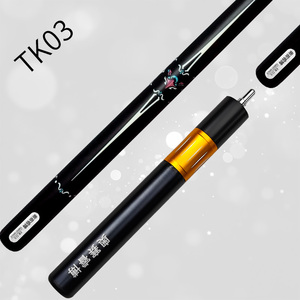 ASRB CUETK03 Stecca da Snooker in Acero Leggera e Resistente da 145 cm, Alta Qualità in Legno di Frassino e Ebano, Giunto Singolo in Acciaio Inossidabile, per Biliardo e Ronnie - Product Image 3