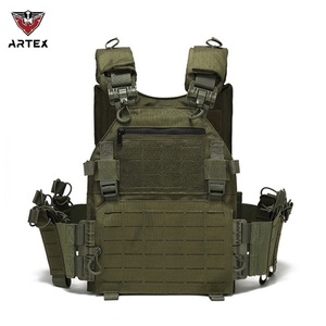Gilet tactique porte-plaques à libération rapide, léger, en Oxford, pour homme, armure réglable avec système MOLLE - Product Image 2