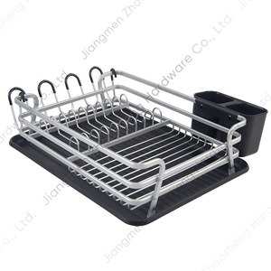 Escurridor de Platos de Aluminio con Bandeja de Secado Rápido, Cuadrado, para Encimera de Cocina - Product Image 4