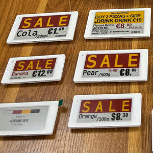 Étiquettes de prix numériques pour magasins de détail, nouvelle technologie, étiquettes électroniques intelligentes, système ESL, affichage E-Ink pour les magasins de proximité - Product Image 1