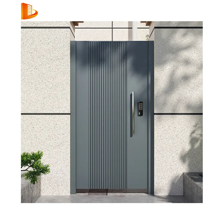 BOLI özel açık Modern araba ana avlu kapı demir çelik alüminyum avlu kapısı kapı tasarımı