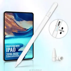 Presisi tinggi untuk Ipad Pro Air Stylus Pencil 2018-2023 tampilan daya magnetik dengan Palm Rejection Touch Stylus untuk Ipad Apple