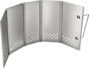Portable Stainless Steel Folding Camp <b>Grill</b> with Handle and Vent Holes for Outdoor Camping Use - Product Image 3