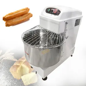 Mixer Pizza Pastry Amasadora, adonan campuran Horizontal Spiral tepung 20 Kg 30 Kg 50 Kg 75 Kg 100 Kg untuk roti