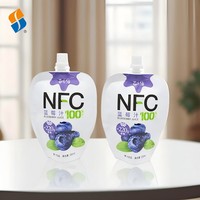 Op maat gemaakte 150ml matte aluminiumfolie plastic zakken NFC fruitsap verpakkingszakken vloeistof uitgietzakken food grade Doypack uitgietzakken