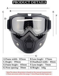 <span class=keywords><strong>Occhiali</strong></span> <span class=keywords><strong>da</strong></span> Motocross di Design con Lenti Polarizzate CE, <span class=keywords><strong>Occhiali</strong></span> <span class=keywords><strong>da</strong></span> <span class=keywords><strong>Sole</strong></span> Sportivi Moto, Protezione UV400, Maschera di Sicurezza per Moto, Logo Personalizzabile - Product Image 4