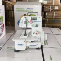 Machine à coudre double usage JK-257 Interlock et point de chaînette, électronique, haute vitesse, facile à utiliser, pour la maison