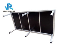 Alta calidad portátil fácil de instalar escenarios de eventos concierto al aire libre plataforma de escenario de aluminio