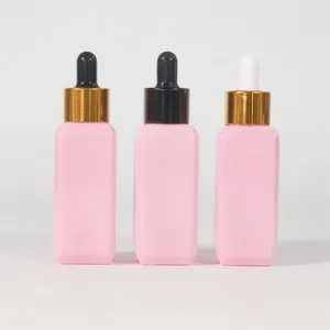 Wholesale Square Plastic Dropper Bottles 50ml Essential Oil PET Dropper Bottle