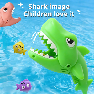 Ensemble <span class=keywords><strong>de</strong></span> jouets <span class=keywords><strong>de</strong></span> <span class=keywords><strong>bain</strong></span> <span class=keywords><strong>Crocodile</strong></span> et Requin, jeu interactif <span class=keywords><strong>de</strong></span> capture et d'attrape-poissons, développe la motricité et l'imagination, cadeau idéal pour s'amuser - Product Image 1