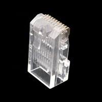 Connecteur de câble réseau Ethernet UTP 10P10C, prise modulaire en cristal RJ45 RJ48 RJ50 CAT5e, accessoire de câble réseau à 10 broches