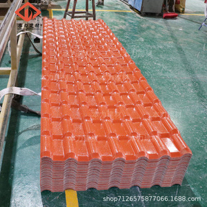 Benli ASA Synthetic Resin Roof Tiles Rectangle PVC Traditional Style Heat Insulation Waterproofing Building Material - Product Image 1