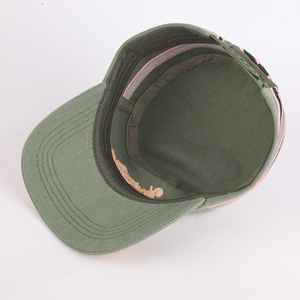 Conception classique personnalisée Chapeaux en coton à dessus plat Casquette de baseball de haute qualité Vintage Tourist 3d Broderie - Product Image 5