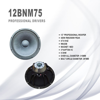 Precisión Pro Audio 12BNM75, 12 pulgadas, 800W, altavoz profesional LF, Woofer