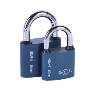 Huahe Safety <b>Padlock</b> 50mm 63mm Iron Body Waterproof Anti-theft Lock for Warehouse Door Student Locker - Product Image 3