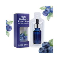 Complément Alimentaire Liquide pour les Yeux à l'Extrait de Myrtille, à l'Ester de Lutéine et au Rétinol, Protection de la Rétine, Gouttes Oculaires à la Myrtille