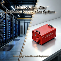 Système anti-explosion tout-en-un Leiniao à agent propre pour la protection d'équipements électroniques de haute valeur 220V Garantie 1 an