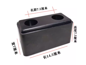 شاحنة مبردة كتلة مطاطية مضادة للتصادم ملحقات السيارة المضادة للظهر الخلفية عازلة - Product Image 3