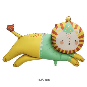 Globos de Aluminio con Forma de Animales de Dibujos Animados, Globos 4D de 22 y 30 Pulgadas, Opciones para Fiestas, Sesiones de Fotos, Cumpleaños Infantiles con Temática de Circo - Product Image 5