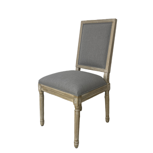 Sedia da Pranzo Americana Vintage in Legno Massello di Quercia per Casa, Studio, <span class=keywords><strong>Bar</strong></span>, Ristorante, Villa, Stile Francese Antico - Product Image 5