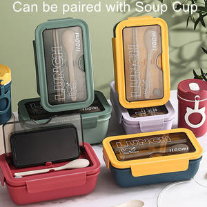 Morandi เบนโตะแบบพกพาที่นำกลับมาใช้ใหม่ได้กล่องอาหารกลางวันแบบทิฟฟิน<span class=keywords><strong>2</strong></span>ช่องเข้าไมโครเวฟได้สำหรับเด็กใช้ในครัว - Product Image 2