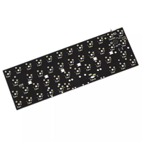 Placa de circuito de Teclado mecánico de 64 teclas QMK VIA compatible con teclado 60pcb Hotswap