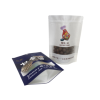Recyclable Kraft Paper Bags Resealable Ziplock Plain Heat Sealable Food Packaging Doypack Pouches Bags With Matte Window