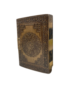 Carnet en cuir fait main avec motif loup hurlant, couverture rigide vintage, journal rustique pour écrire, dessiner, esquisser et offrir - Product Image 2
