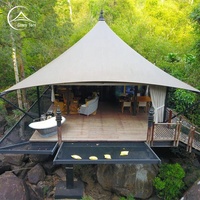 Tentes de glamping de luxe permanentes pour hôtel dans le désert à vendre