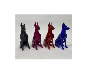 Oem Odm statua in acciaio inox sculture poligonali Doberman <span class=keywords><strong>Pitbull</strong></span> Gorilla pastore Gamedog gatto pantera - Product Image 1