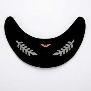 KEW Venta al por mayor Visera de aluminio bordada a mano con diseño de aerolínea americana para uniforme ceremonial y desfiles, con visera de alambre de hilo de plata - Product Image 2