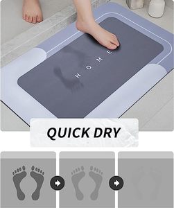Tapis de salle de bain en caoutchouc antidérapant Tapis et tapis avec logo personnalisé et en toute sécurité pour enfants Tapis de bain moderne au design personnalisé - Product Image 2