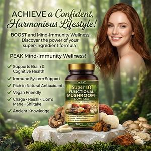 Cápsulas <span class=keywords><strong>de</strong></span> Melena <span class=keywords><strong>de</strong></span> León <span class=keywords><strong>de</strong></span> Alta Potencia 1000mg, Promueven la Salud Cerebral, el Apoyo Inmunológico y un <span class=keywords><strong>Escudo</strong></span> Antioxidante Natural para Adultos - Product Image 5