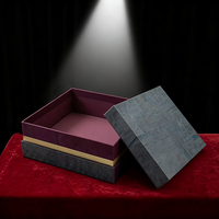 Emballage de vente au détail haut de gamme, boîte en carton rigide à deux pièces avec couvercle amovible, boîte cadeau, insert en mousse, gaufrage, revêtement UV