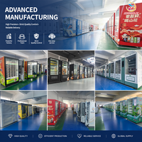 Máquina Expendedora de Ensaladas de Frutas y Verduras Frescas JFP, Máquina Multifunción Refrigerada de Autoservicio con Elevador