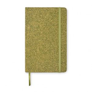 Customized <b>A5</b> Journal Notebook Eco Recycled Cover Made of 20% Tea Grounds, 30% Cork and 50% Poly Cotton Cloth Office <b>Notepad</b> - Product Image 4