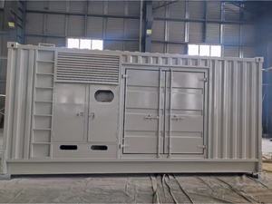 Générateur synchrone 800 kW 1000 kVA, générateur diesel en conteneur pour alimentation primaire, pour raccordement au réseau, groupe électrogène à cabine - Product Image 2